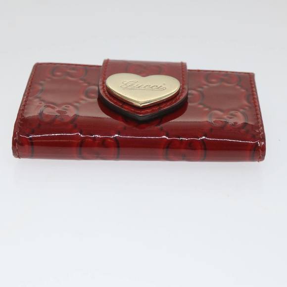 GUCCI GG Canvas Key Case Red 203551 Auth am5144 - Picture 7 of 16
